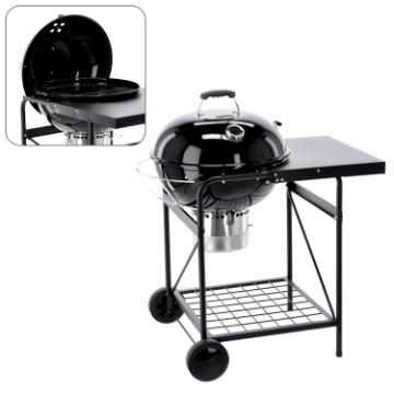 BBQ Meeting Угольный гриль с крышкой и столешницей 90 x 70,5 x 111 см, BBQ0117 - Home Club