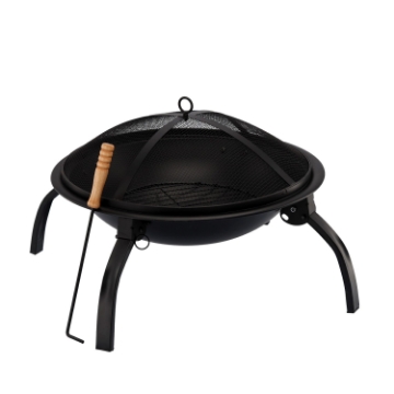 BBQ Meeting Садовое Огнище С Крышкой И Топотком 56 x 56 x 39,5 См, BBQ5344 - Home Club