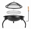 BBQ Meeting Садовое Огнище С Крышкой И Топотком 56 x 56 x 39,5 См, BBQ5344 - Home Club, изображение 4