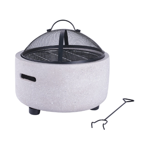 BBQ Meeting Садовое Огнище С Крышкой И Шуршалкой 43 x 43 x 38,5 См, BBQ0124 - Home Club