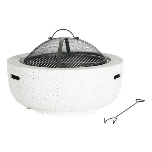 BBQ Meeting Садовое Огнище С Крышкой И Шуршалкой 60 x 60 x 42 см, BBQ0131 - Home Club