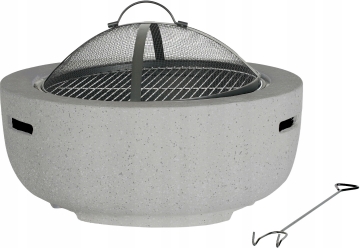 BBQ Meeting Садовое Огнище С Крышкой И Шуршалкой 60 x 60 x 42 см, BBQ0131 - Home Club