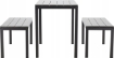 Garden Line Набір Садових Меблів Стіл 110 x 58,5 x 75,5 См + 2 Лавки 110 x 39 x 45 См Сірий, MEB0841 - Home Club, зображення 4