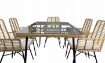 Garden Line Набор Садовой Мебели (Стол, 6 Стульев) - Коричневый, Подушки - Бежевый, ABI7466 - Home Club, изображение 12