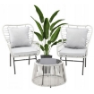 Garden Line Набір Садових Меблів - (2 Крісла + Стіл) - Сірий Під., ABI8052 - Home Club, зображення 2