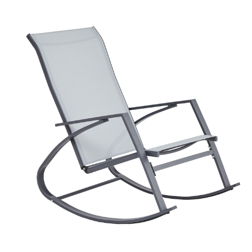 Garden Line Садовое Кресло-Качалка - Серый - 60x104x95 См, ANH3842 - Home Club