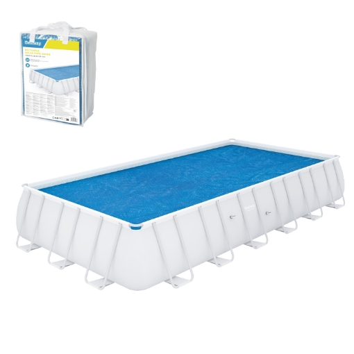 Chomik Солярна Кришка Для Рамного Басейну Прямокутної Форми /6,40 x 2,74 М - 7,32 x 3,66 М/, BES58228 - Home Club