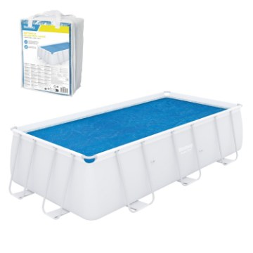 Bestway Солнечная крышка для прямоугольного каркасного бассейна /4,04 x 2,01 м - 4,12 x 2,01 м/ * 4711, BES58240 - Home Club