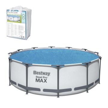 Bestway Солнечная крышка для бассейна с каркасом 3,66 м, BES58242 - Home Club