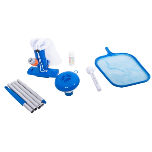 Chomik Великий Набір Для Чистки Басейну (Дозатор, Термометр, Ph-Тестер, Пилосос, Сітка, Палиця), JIL290490 - Home Club