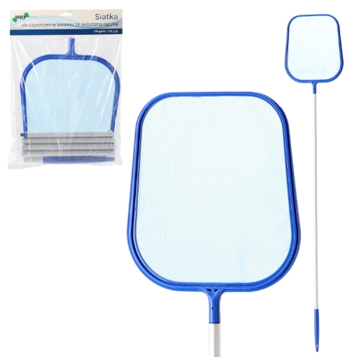 Chomik Сетка Для Чистки Бассейна С Складной Ручкой 122 см, LAR2757 - Home Club