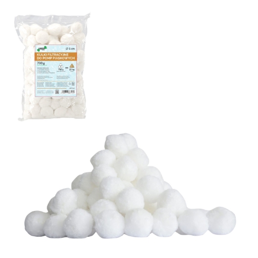 Chomik Белые фильтрующие шарики 5 см для пескоструйных насосов 700 г, LAR7565 - Home Club