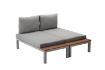 Chomik Комплект алюминиевой модульной мебели «Bohito» — столик /Wim9865/ + 2 дивана /Wim9858 x2/, WIM9865KPL - Home Club, изображение 7