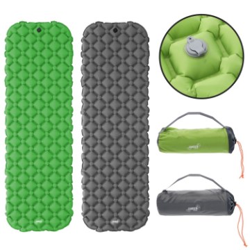 Garden Line Туристический Надувной Мат 190 x 56 x 5,5 См 450 Г Серый / Зеленый, CAM8939 - Home Club
