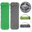 Garden Line Туристический надувной коврик с подушкой, 190 x 56 x 5,5 см, 470 г, серый/зеленый, CAM8946 - Home Club, изображение 3