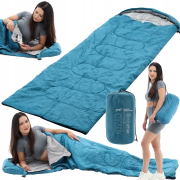 Garden Line Туристический спальный мешок 220 x 75 см, темно-синий, CAM9370 - Home Club