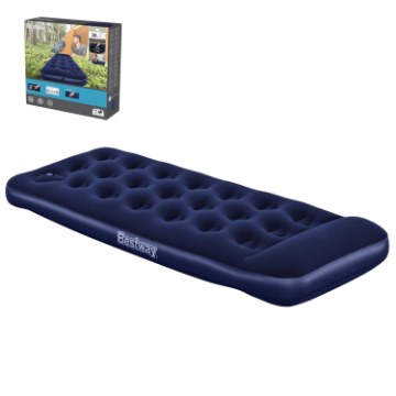 Bestway Одноместный надувной матрас с ножной помпой 185 x 76 x 28 см, BES67223 - Home Club