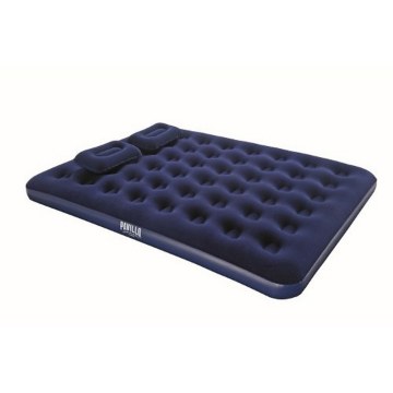 Bestway Надувной Матрас 2,03 м x 1,52 м x 22 см Queen Size (Матрас, Ручная Насос, 2 Подушки), BES67374 - Home Club
