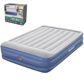 Bestway Надувной матрас 203 x 152 x 46 см со встроенным насосом, BES67630 - Home Club