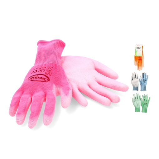 Garden Line Защитные Перчатки «10» Из Полиэстера, Покрытые Полиуретаном, упаковка = 12, IDA9524 - Home Club
