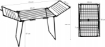 Chomik Сушилка Для Белья С Двумя Креплениями Для Носков «Renata» 174 x 61 x 106 См, TAD7581 - Home Club, изображение 11