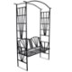 Garden Line Садова Пергола З Лавкою 114 x 45 x 208 См, PERG-N6085 - Home Club