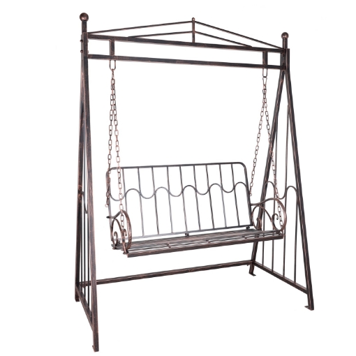 Garden Line Садовая Качель 162 x 90 x 205 См Античный Бронзовый, GOM1418 - Home Club