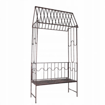 Garden Line Садова Пергола З Лавкою 123 x 63 x 252 См Античний Бронз, GOM1456 - Home Club