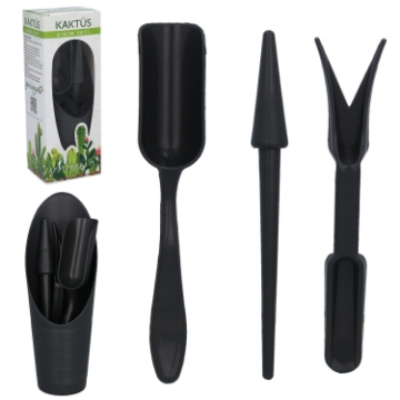 Garden Line Набор инструментов для суккулентов и миниатюрных растений, антрацит, ANI4565 - Home Club