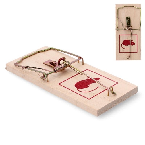 Garden Line Ловушка Для Мышей / Крыс Дерево 17,5 x 8 См, SET3538 - Home Club