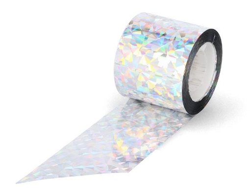 Garden Line Светоотражающая лента для отпугивания птиц, серебристая, длина 50 м, ширина 4,8 см, NIT1669 - Home Club