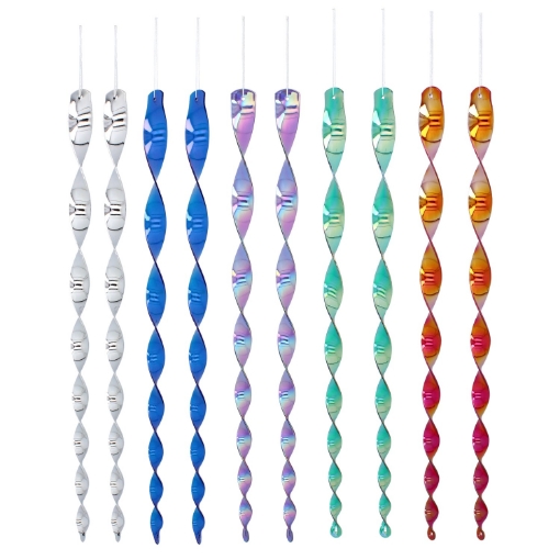 Garden Line 10 Светоотражающих Спиралей Для Отпугивания Птиц, Разноцветные, 50 См, NIT3884 - Home Club