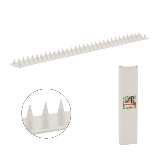 Garden Line Пластиковые шипы против птиц, 4,5 x 50 см, белые, PLO5420 - Home Club