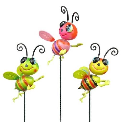 Garden Line Украшение для горшка/сада - пчела 8 x 8 x 70 см, SUS5478 - Home Club