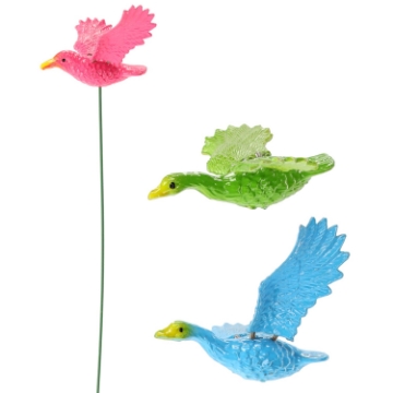 Garden Line Украшение для горшка/сада - птица 7,5 x 10 x 34 см, SUS4705 - Home Club