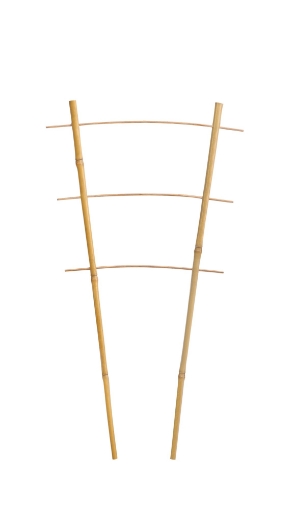 Garden Line Двойная бамбуковая лестница 45 см, BAM3106 - Home Club