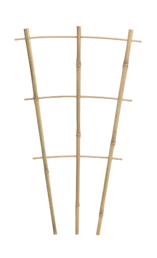 Garden Line Тройная бамбуковая лестница 46 см, BAM3168 - Home Club