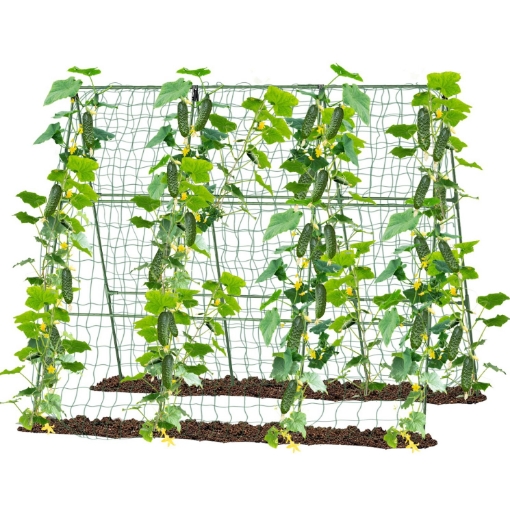 Garden Line Садовый Стенд 1,2 М, Диаметр 11 Мм, С Сеткой 1,8 x 2,7 М, JAW5424 - Home Club