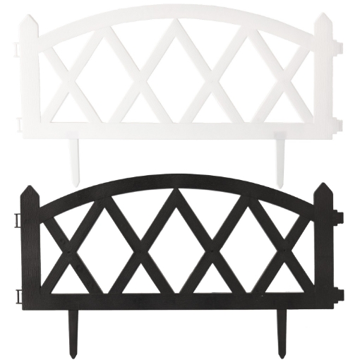 Garden Line 4 садовых заборов 59,5 x 32,5 см, DOS2378 - Home Club