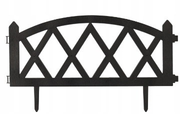 Garden Line 4 садовых заборов 59,5 x 32,5 см, DOS2378 - Home Club