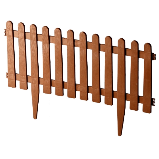 Garden Line Набор из 4 садовых заборов 55 x 34 см Terra Cotta, ANI3064 - Home Club