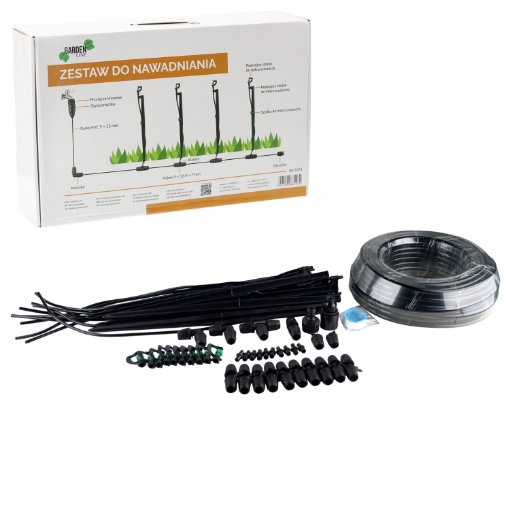 Garden Line Комплект для капельного орошения, включающий 10 поворотных микро-дождевателей., RIG5072 - Home Club