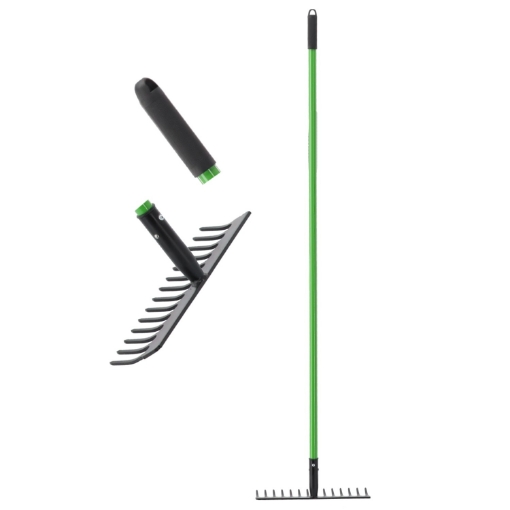 Garden Line Грабли с рукояткой из стекловолокна 35 x 8 x 148 см, FUR8652 - Home Club