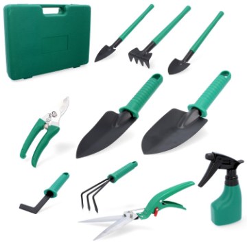 Garden Line Набір Садових Інструментів, 10 Елементів, У Чемоданці, LAR3594 - Home Club