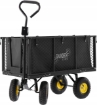 Garden Line Двухфункциональная садовая тележка Xl - черная с брезентом, WOZ0115B - Home Club, изображение 6