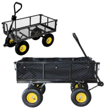 Garden Line Двухфункциональная садовая тележка, черная, WOZ6858 - Home Club