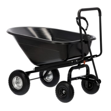 Garden Line Садовая тележка, черная, 160 л, REA7385 - Home Club
