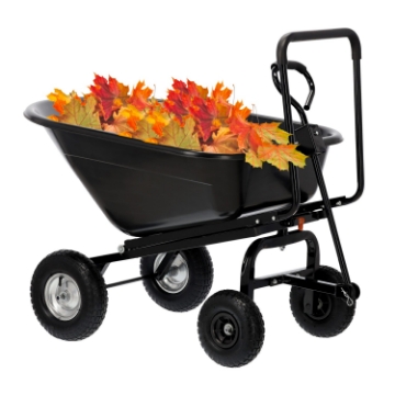 Garden Line Садовая тележка, черная, 160 л, REA7385 - Home Club