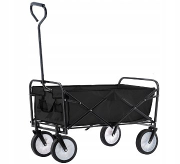 Garden Line Садовий Візок Чорний Складний 116x54x90см, WOZ2426 - Home Club