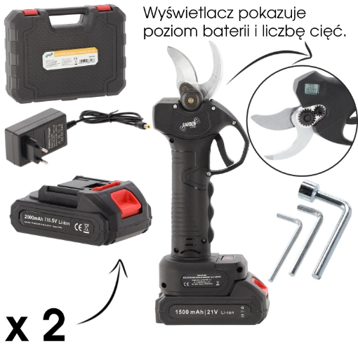 Garden Line Акумуляторний Секатор 21 В 30 Мм, WAN5486 - Home Club